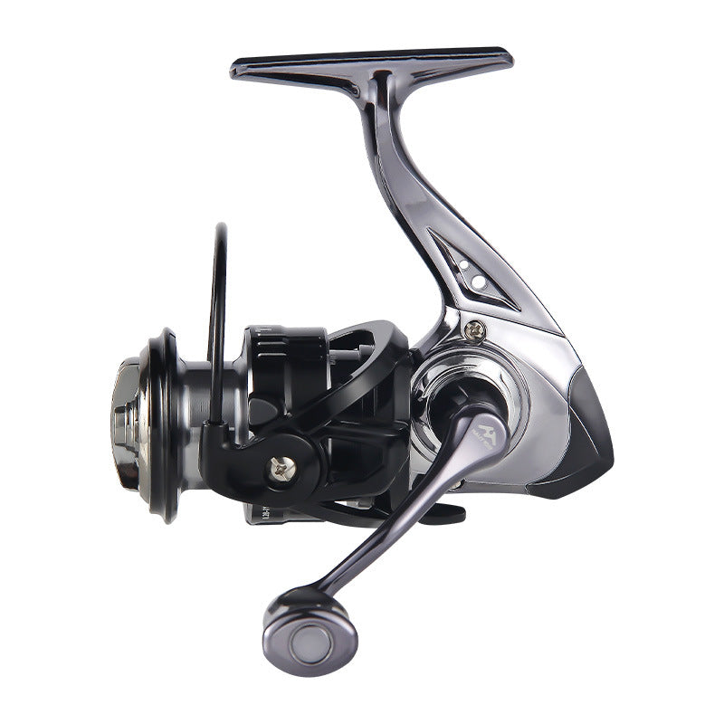 Micro Fishing Reel Deep Line Cup Fishing Reel Sea Fishing Reel Black Electroplated Fishing Reel Lure Spinning Reel
