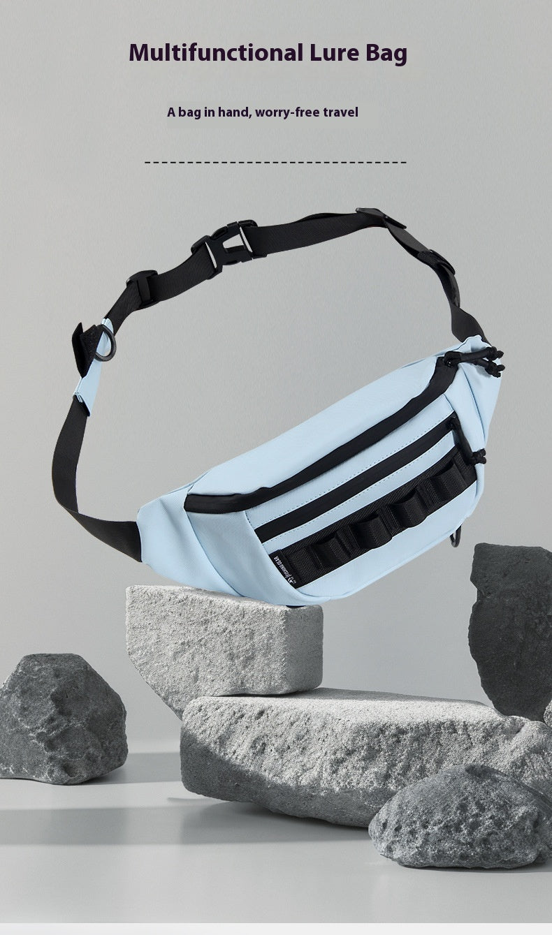 Multifunctional Lure Bag Wholesale Large Capacity Fishing Waist Bag Waterproof Crossbody Bag Lure Waist Bag Outdoor Bag