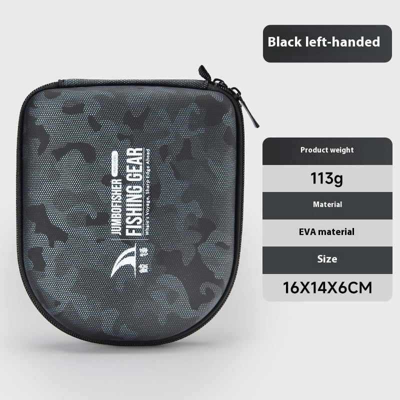 Whale Front Lure Baitcasting Reel Universal Camouflage Storage Bag Thickened Shockproof Fishing Reel Protective Bag Wholesale Fishing Reel Protective Bag