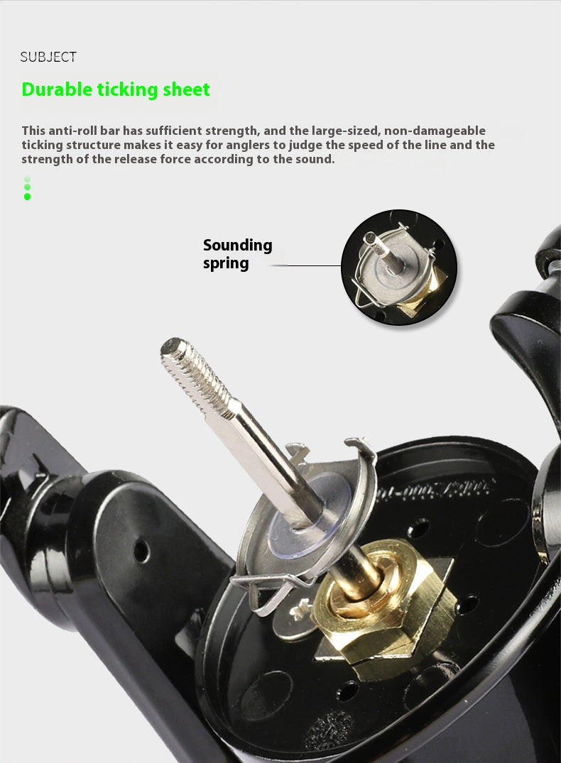 Gap-Free Micro-Object Spinning Wheel Lure Slant Mouth Shallow Line Cup Spinning Wheel Long Casting Fishing Reel Horse Mouth Fishing Reel MK