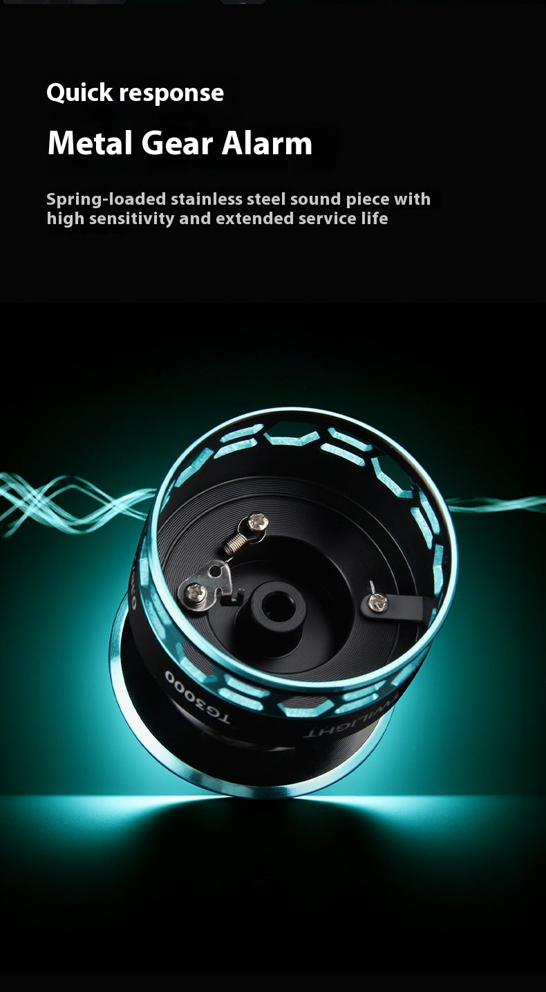 Gap-Free Long Casting Lure Spinning Reel Double Handle Squid Reel Micro Fishing Reel 5.2:1 Casting Reel Fishing Reel