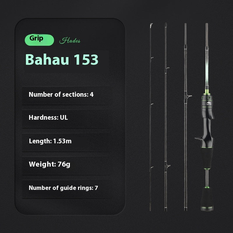 Full Set Fuji O-Ring Lure Rod Wholesale 4-Section Micro Object Mouth Rod Retractable Length Only 45cm Portable Fishing Rod