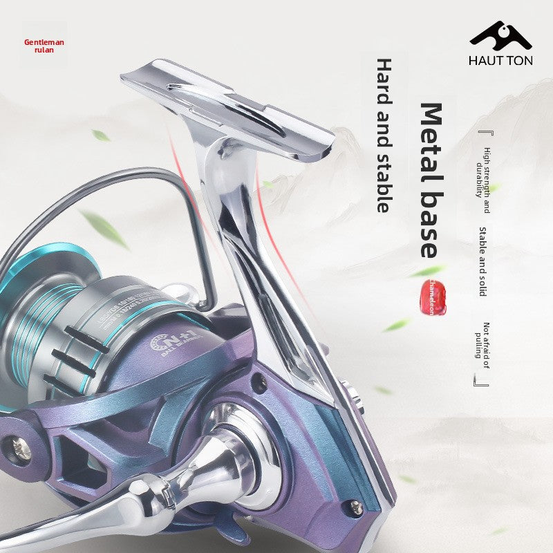 Metal Spinning Reel 3+1 Gapless Fishing Reel Wholesale Colorful Lure Casting Reel Sea Fishing Reel Fishing Line Reel