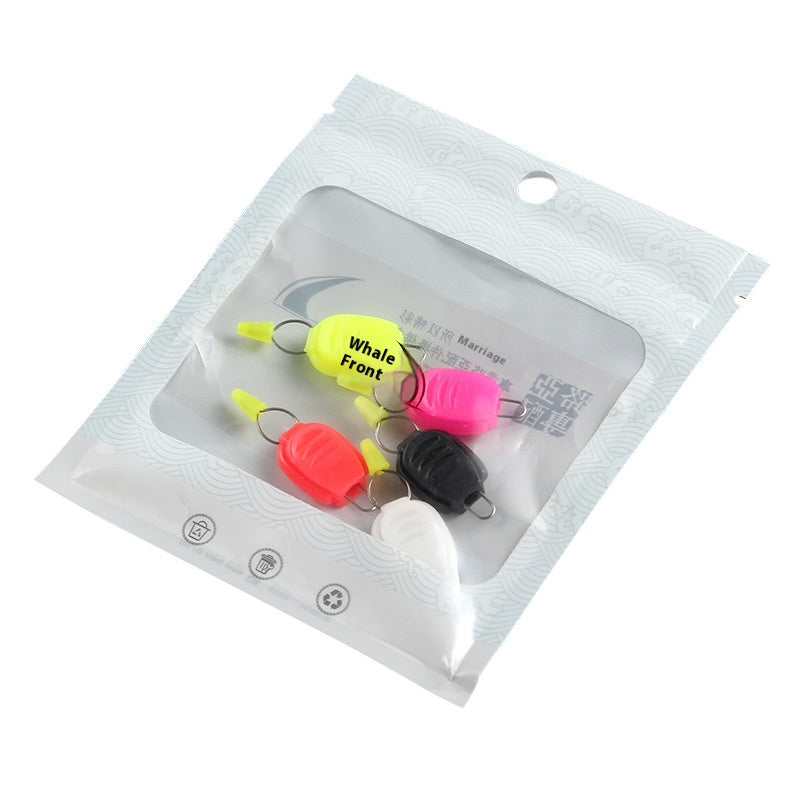 Water Drop Reel Line Stopper Line Stopper Lure Line Clip Small Accessories Wholesale with Silicone Cover 5 Colors