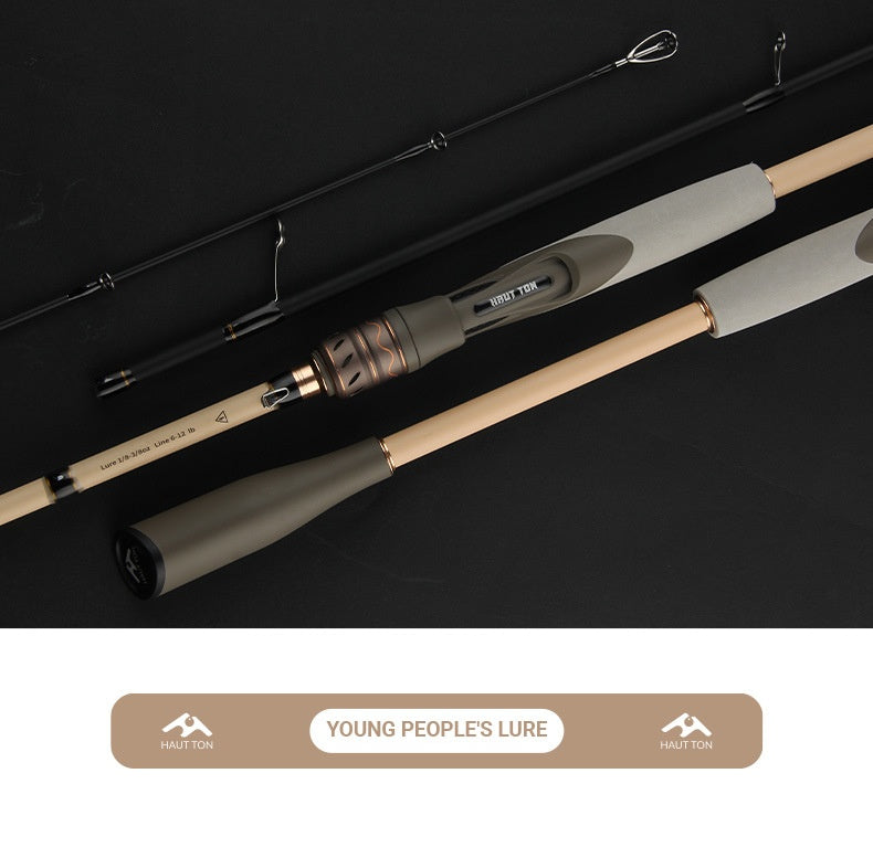 1.68m UL Micro Lure Rod 2.1m Universal Long Casting Fishing Rod Carbon EVA Handle Fishing Rod Black Rod