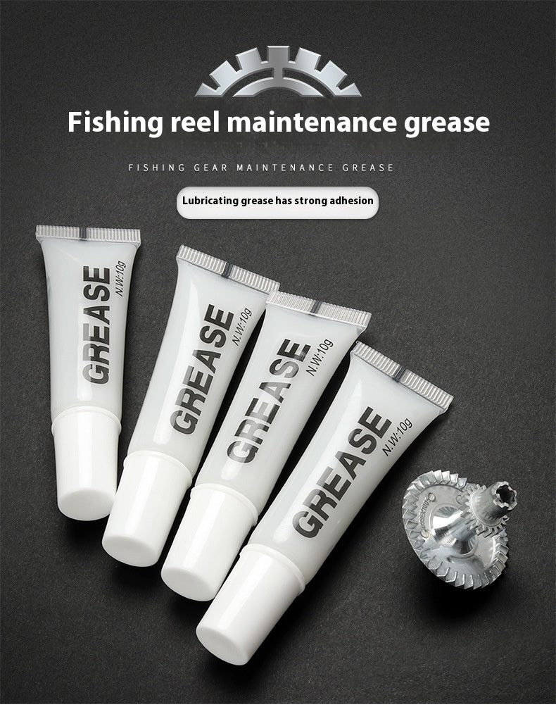 Fishing Reel Maintenance Grease 10g Spinning Reel Bearing Gear Lubricant Water Drop Reel Red Rod Maintenance Lubricant