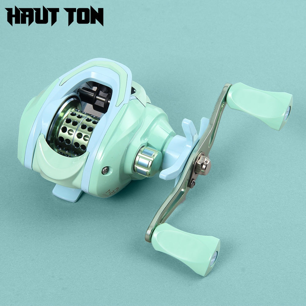 Water Drop Reel 5+1 NMB Sealed Bearing with Drag Alarm Fishing Reel 7.2:1 High Speed Ratio Fishing Reel CP