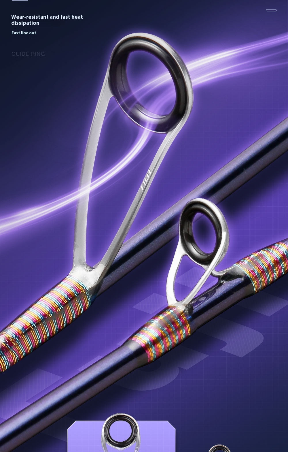 Jiannan Fishing Rod Wholesale UL Adjustable Micro Object Mouth Rod Full Set Fuji O Ring Fishing Rod Carbon Fishing Rod Wholesale
