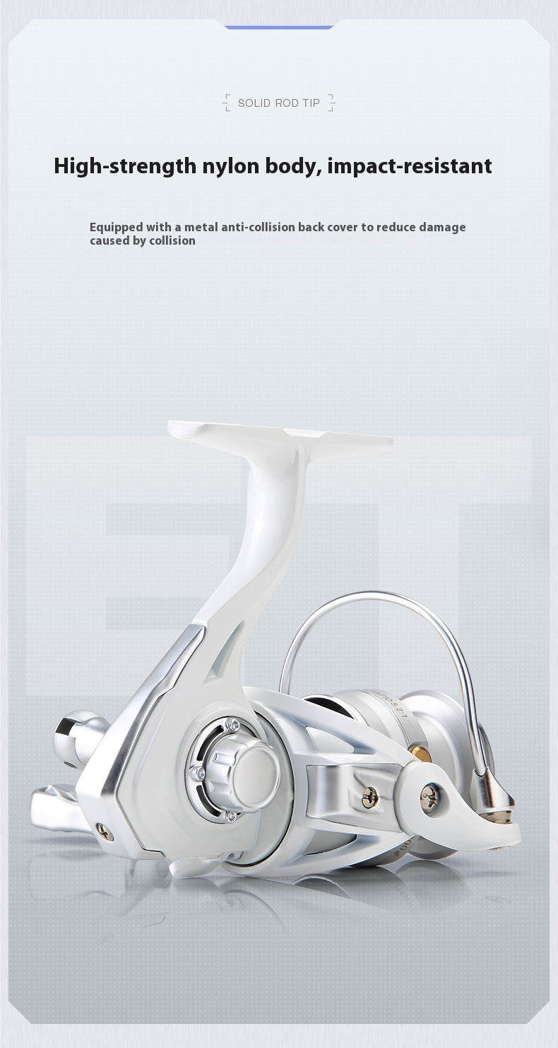 Micro Lure Spinning Reel New Small White Reel Metal Long Casting Fishing Reel Sea Rod Reel ET