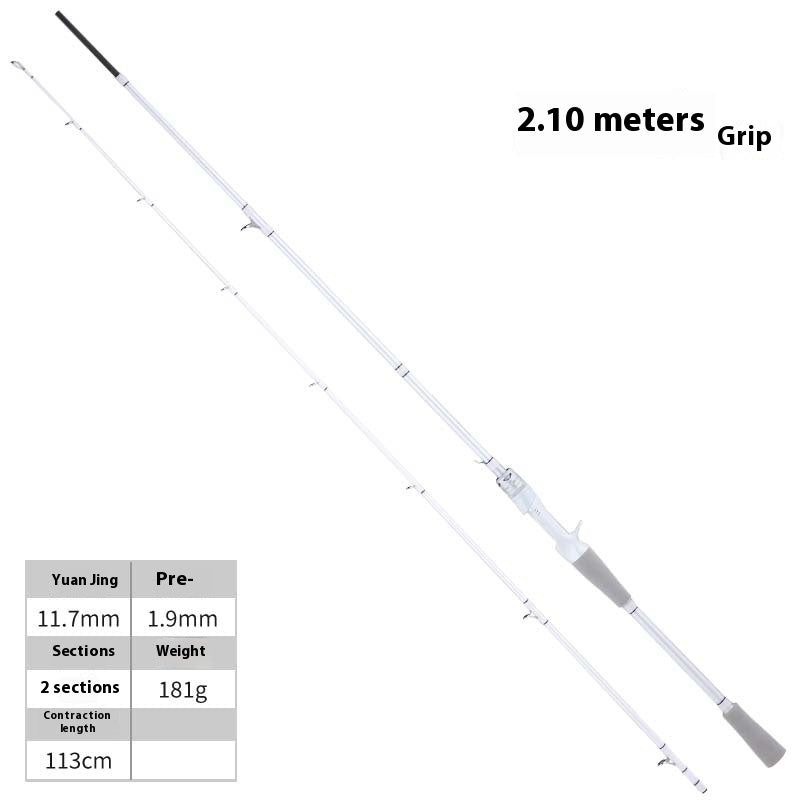 Wholesale Small White Rod Micro Lure Rod 1.68m UL Mouth Rod M Adjustable Long Casting Universal Rod Carbon Fiber Fishing Rod