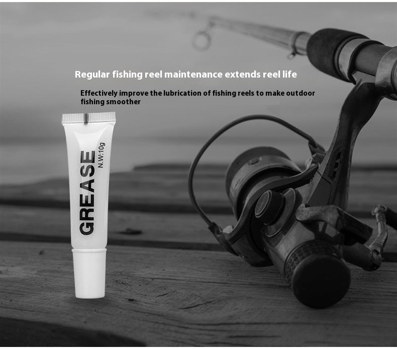 Fishing Reel Maintenance Grease 10g Spinning Reel Bearing Gear Lubricant Water Drop Reel Red Rod Maintenance Lubricant