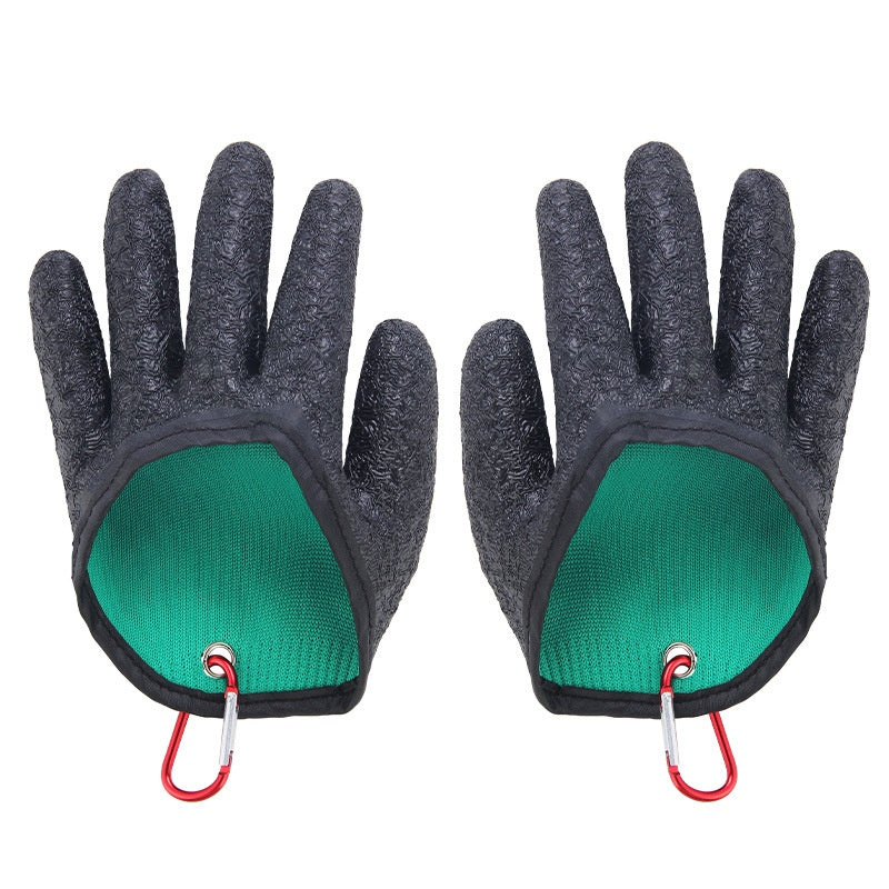 Lure Anti-Slip Fishing Gloves Multi-Functional Fishing Latex Gloves Anti-Puncture Waterproof Sea Fishing Gloves
