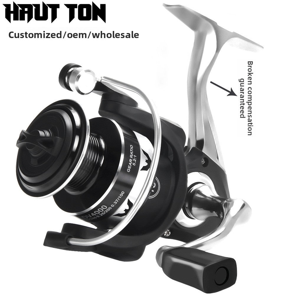 Full Metal Spinning Wheel Wholesale Fishing Wheel Deep Line Cup Lure Wheel Sea Rod Wheel Fish Wheel Anchor Fish Wheel Black Fishing Wheel DV