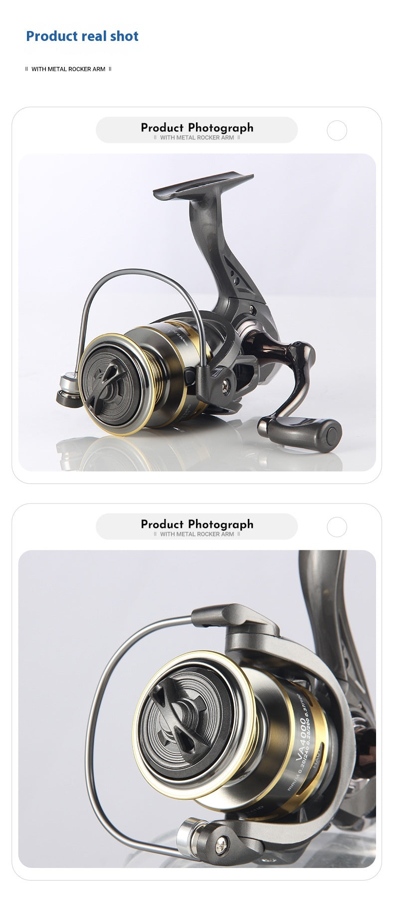 Gap-Free Lure Spinning Reel Wholesale Long Casting Universal Fishing Reel Casting Rod Sea Rod Fishing Reel Smooth Fishing Line Reel