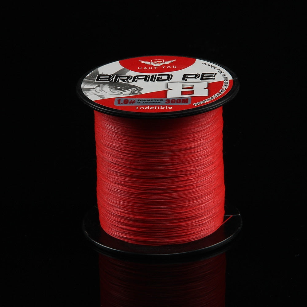 Fade-resistant 8-strand Long Casting PE Line Sub-line Fishing Line Main Line Big Fish Line Chinese Red Dali Horse Line Wholesale