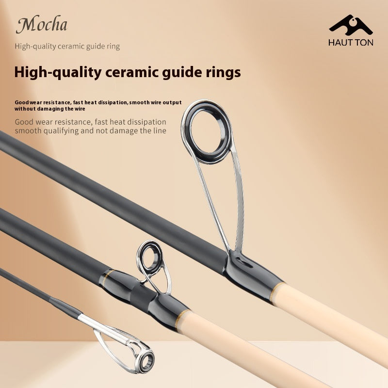 1.68m UL Micro Lure Rod 2.1m Universal Long Casting Fishing Rod Carbon EVA Handle Fishing Rod Black Rod