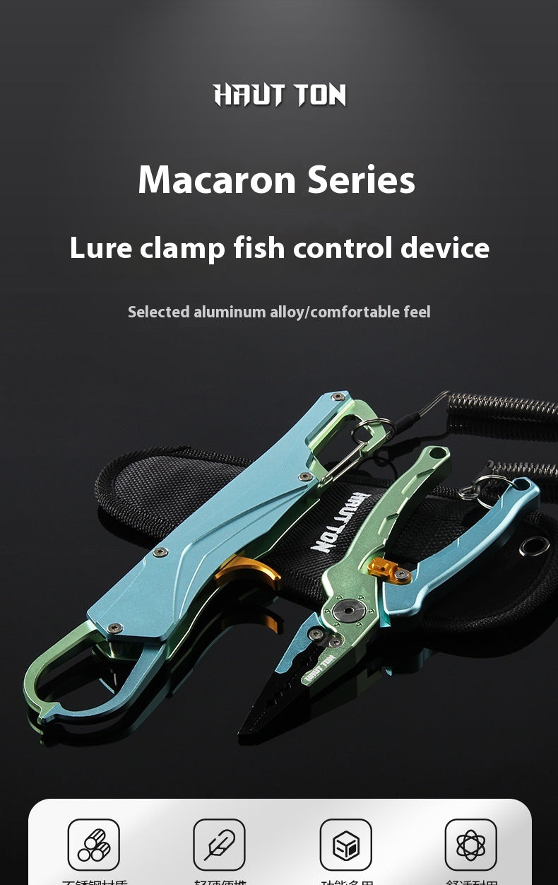 Lure Multi-Function Fish Control Device Lure Pliers Set Wholesale Portable Night Fishing Open Loop Line Cutter with Safety Rope