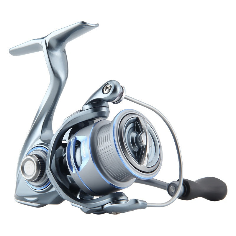 JiFeng Lure Long Casting Spinning Reel, Screw-in Fishing Reel, Carbon Fiber Micro Fishing Reel, 6+1 Gapless Fishing Reel