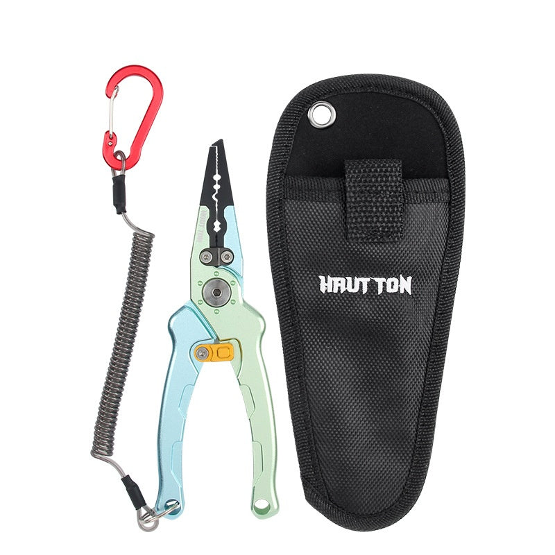 Lure Multi-Function Fish Control Device Lure Pliers Set Wholesale Portable Night Fishing Open Loop Line Cutter with Safety Rope