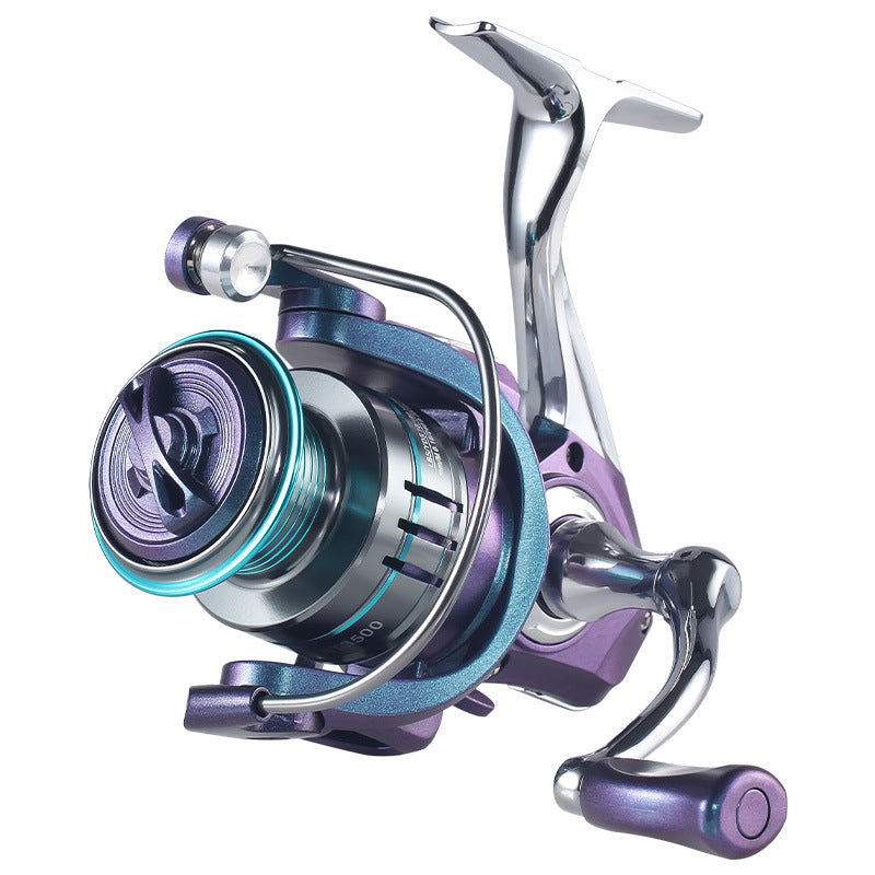 Metal Spinning Reel 3+1 Gapless Fishing Reel Wholesale Colorful Lure Casting Reel Sea Fishing Reel Fishing Line Reel