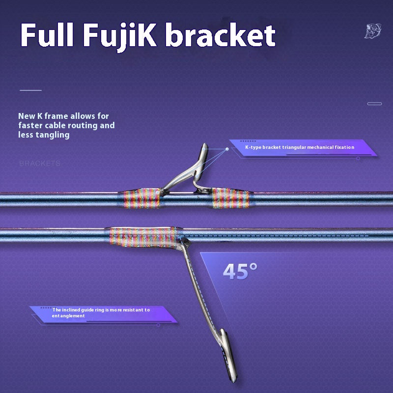Jiannan Fishing Rod Wholesale UL Adjustable Micro Object Mouth Rod Full Set Fuji O Ring Fishing Rod Carbon Fishing Rod Wholesale