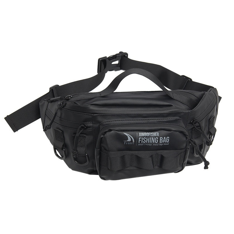Waterproof Lure Waist Bag Wholesale Multifunctional Outdoor Fishing Bag Shoulder Bag Large Capacity Single Shoulder Crossbody Lure Bag