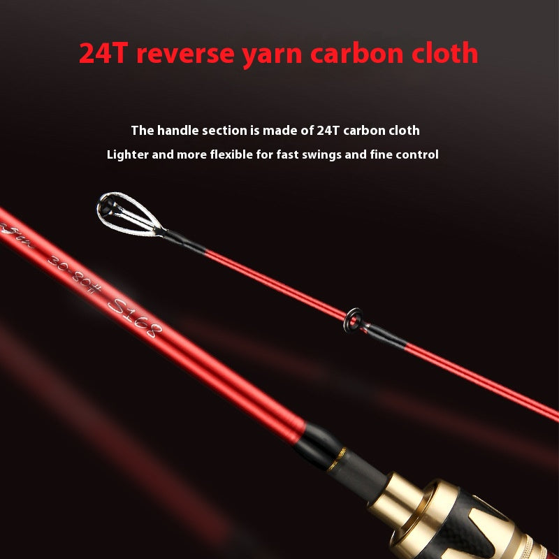 Offshore Boat Fishing Rod Long Casting Jigging Rod Carbon Fiber Sea Fishing Rod Fiberglass Fishing Rod One and a Half Sea Rod Squid Rod