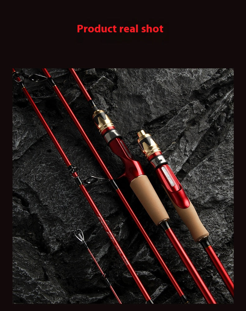 Offshore Boat Fishing Rod Long Casting Jigging Rod Carbon Fiber Sea Fishing Rod Fiberglass Fishing Rod One and a Half Sea Rod Squid Rod