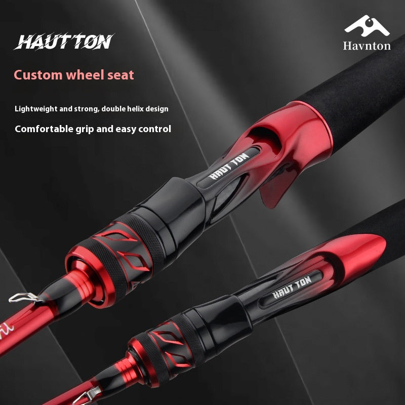 Fishing Rod Micro Lure Rod UL Hardness Long Casting Fishing Rod 1.68m Single Rod Fishing Rod Crappie Rod Fishing Gear