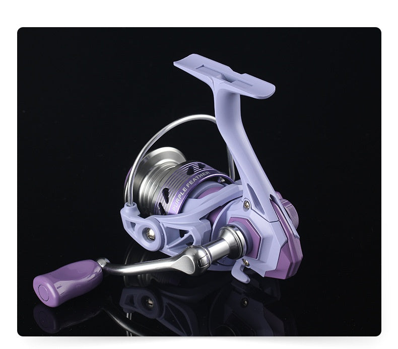 Gap-Free Lure Spinning Reel Wholesale Metal Line Cup Fishing Reel Micro Reel 4+1 Long Casting Fishing Reel Fishing Line Reel