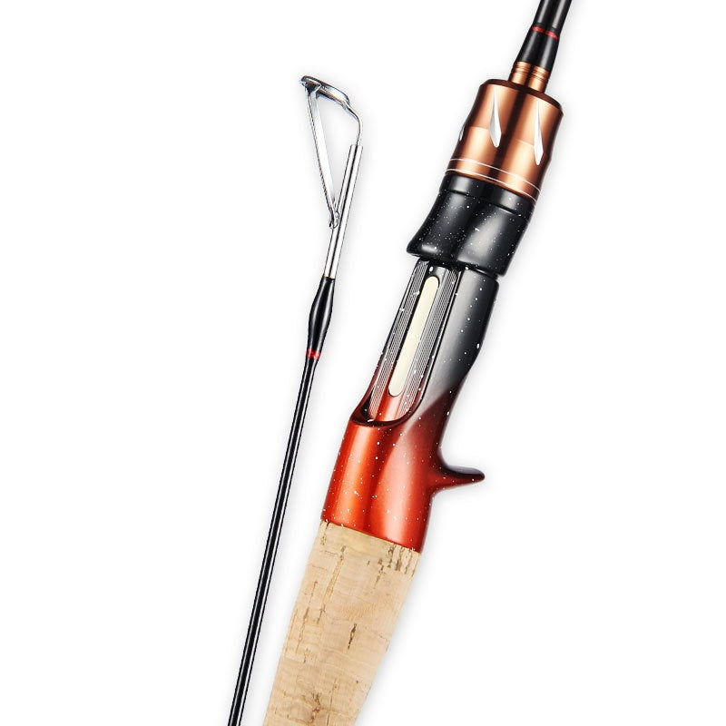 Carbon Cork Lure Rod Wholesale M Adjustment 2.19m Long Casting Fishing Rod ML Hardness Fishing Rod Ice Flame