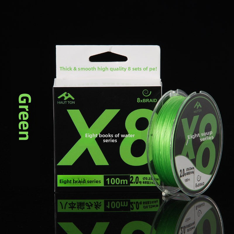 8-strand Lure Long Casting PE Line 1.1m Colors Fishing Line Main Line Dali Horse Fishing Line