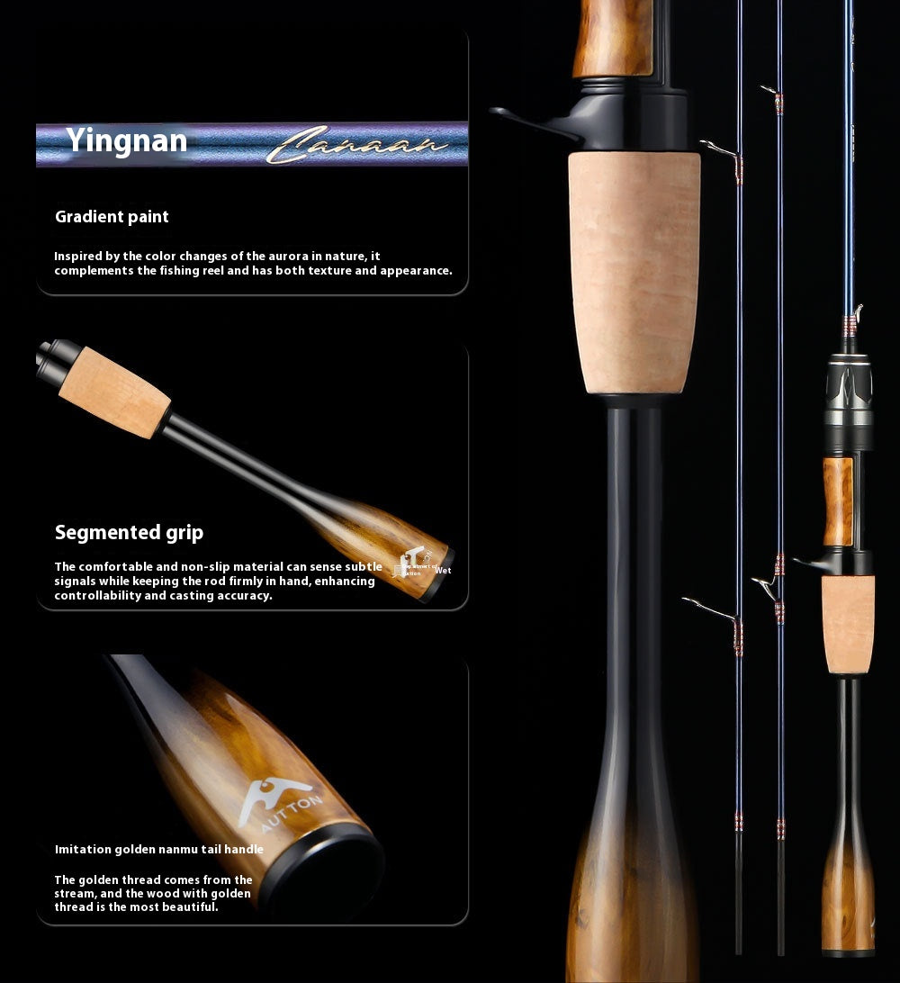 Jiannan Fishing Rod Wholesale UL Adjustable Micro Object Mouth Rod Full Set Fuji O Ring Fishing Rod Carbon Fishing Rod Wholesale