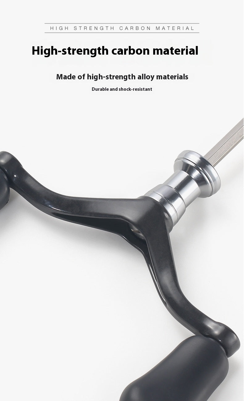 Carbon Spinning Wheel Single Handle Only 32g Four-Corner Double Handle 1000-4000 Model Universal Hexagonal Handle