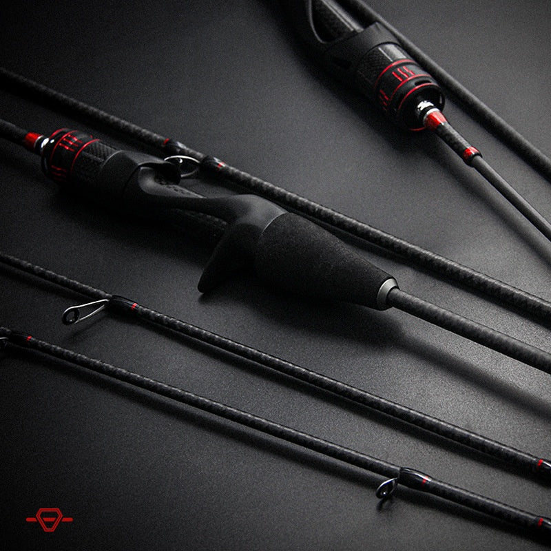 Full Set Fuji O-Ring Four-Section Micro Rod UL Ultra-Soft Multi-Section Lure Rod Teben Xiaosi Four-Mouth Rod 68g