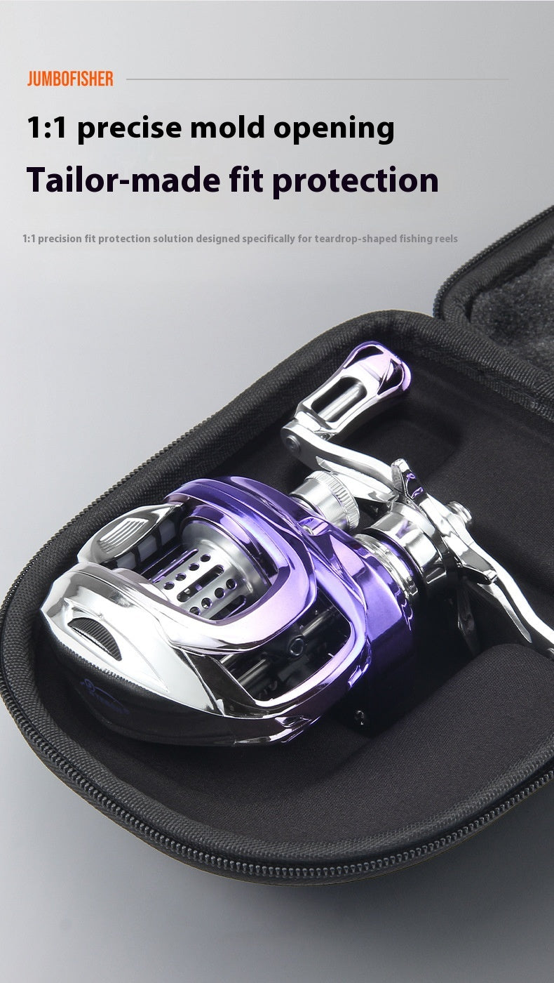 Whale Front Lure Baitcasting Reel Universal Camouflage Storage Bag Thickened Shockproof Fishing Reel Protective Bag Wholesale Fishing Reel Protective Bag