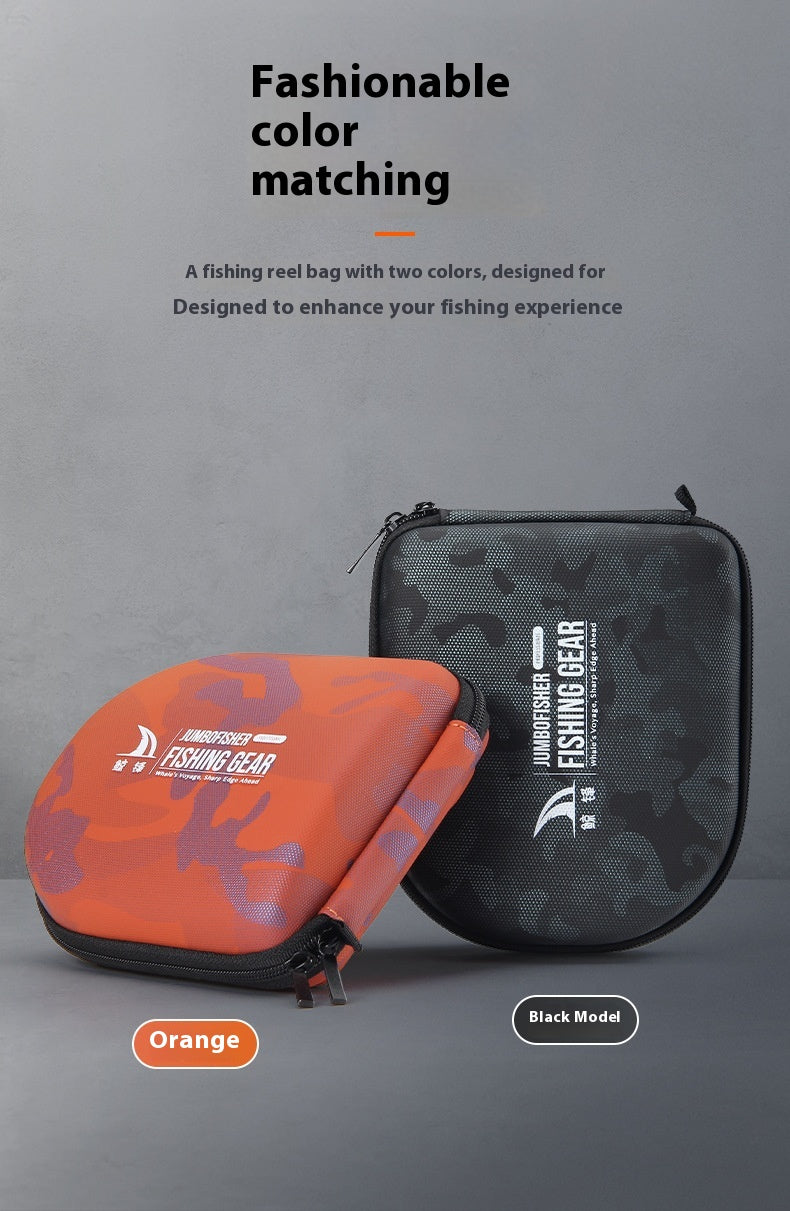 Whale Front Lure Baitcasting Reel Universal Camouflage Storage Bag Thickened Shockproof Fishing Reel Protective Bag Wholesale Fishing Reel Protective Bag