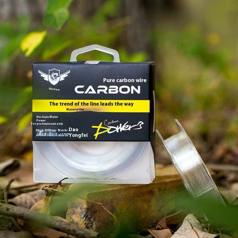 Leader Line Fishing Line Abrasion Resistant Lure Carbon Line Fishing Line Sub-line Japanese Original Silk Carbon Line Fishing Line Wholesale