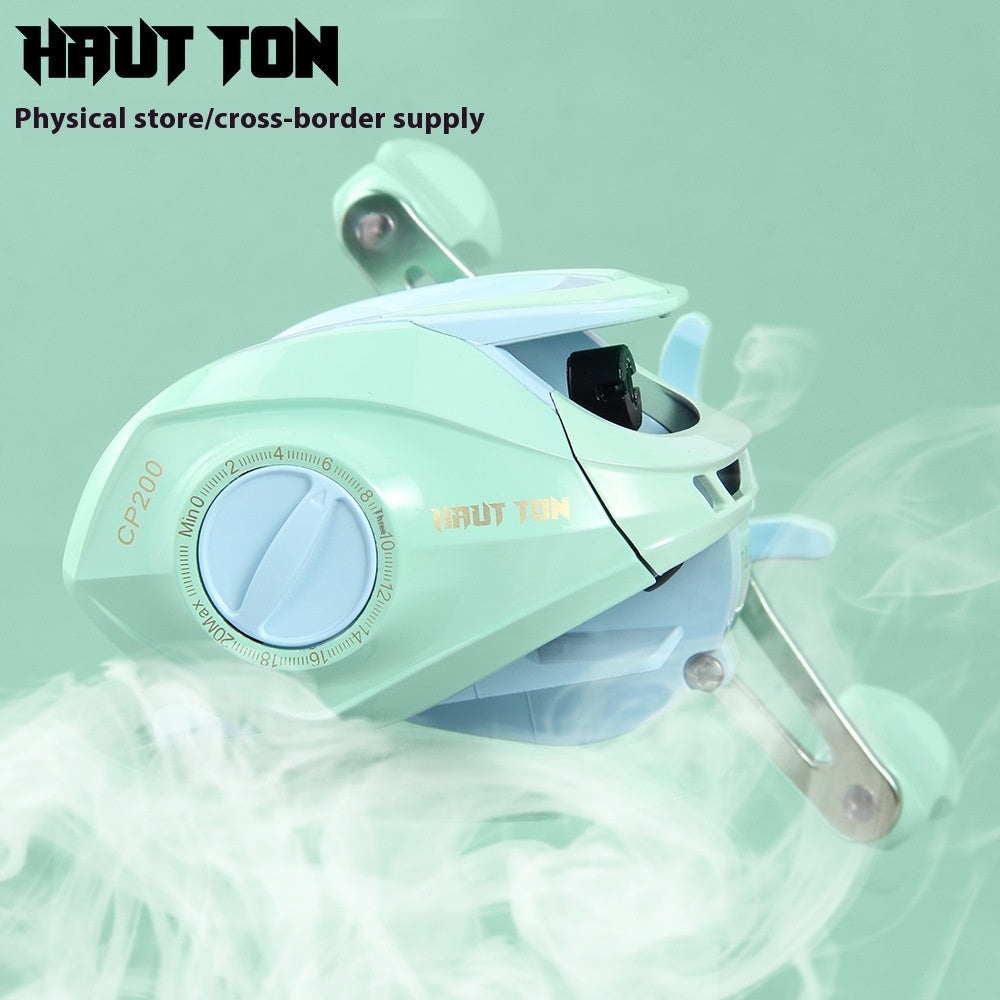 Water Drop Reel 5+1 NMB Sealed Bearing with Drag Alarm Fishing Reel 7.2:1 High Speed Ratio Fishing Reel CP