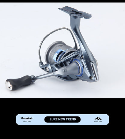 JiFeng Lure Long Casting Spinning Reel, Screw-in Fishing Reel, Carbon Fiber Micro Fishing Reel, 6+1 Gapless Fishing Reel