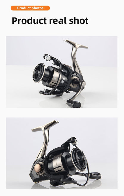 All-metal gapless spinning wheel long-cast sea fishing throwing wheel anti-seawater fishing wheel large object wheel anchor fish wheel BG