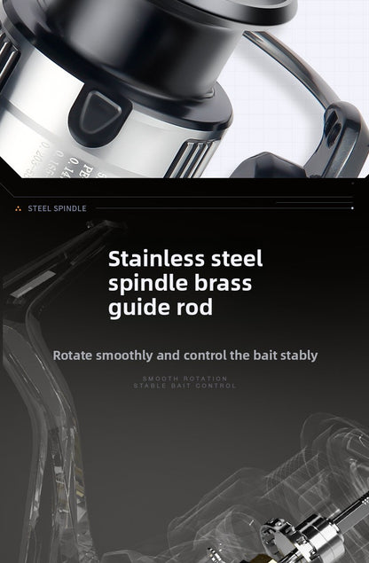Fishing Reel Wholesale Long Casting Reel Sea Rod Reel Sea Fishing Reel Micro Lure Spinning Reel 5.2:1 BS