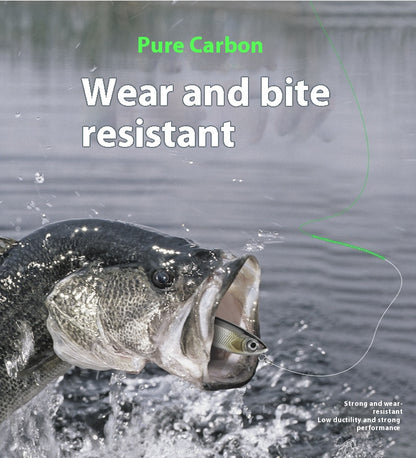 Leader Line Fishing Line Abrasion Resistant Lure Carbon Line Fishing Line Sub-line Japanese Original Silk Carbon Line Fishing Line Wholesale