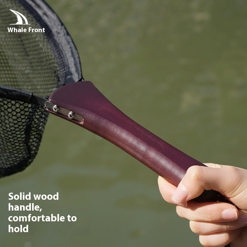 Micro Lure Foldable Landing Net Portable Stream Landing Net Fly Fishing Mini Small Fishing Net Pocket Retractable Only 23cm