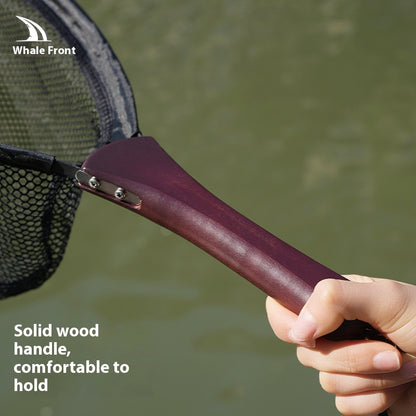 Micro Lure Foldable Landing Net Portable Stream Landing Net Fly Fishing Mini Small Fishing Net Pocket Retractable Only 23cm