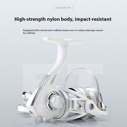 Micro Lure Spinning Reel New Small White Reel Metal Long Casting Fishing Reel Sea Rod Reel ET