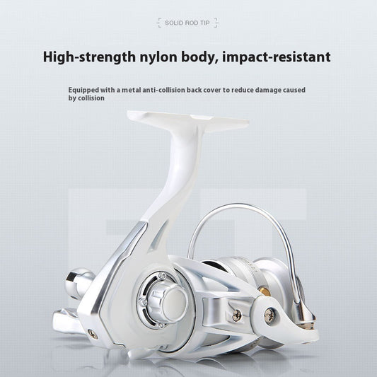 Micro Lure Spinning Reel New Small White Reel Metal Long Casting Fishing Reel Sea Rod Reel ET