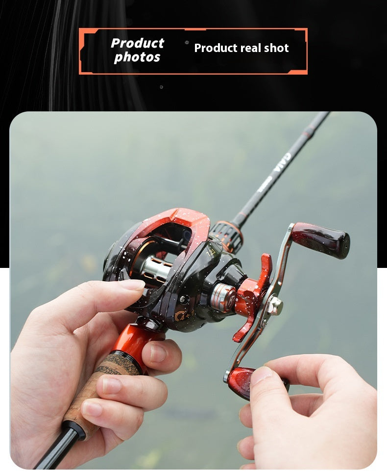 Lure Baitcasting Reel Wholesale Metal Long Casting Anti-Explosion Line Fishing Reel 7.2:1 Fishing Reel Cross-Border New Product Sea Fishing Reel