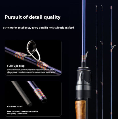 Jiannan Fishing Rod Wholesale UL Adjustable Micro Object Mouth Rod Full Set Fuji O Ring Fishing Rod Carbon Fishing Rod Wholesale