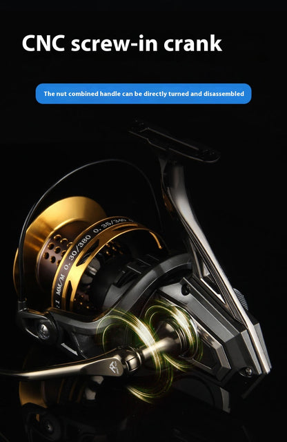 Spinning Reel Long Casting Sea Rod Reel Casting Reel Fishing Reel 12000 Fish Reel Sea Rod Reel Fishing Line Reel Anchor Reel Fishing Gear